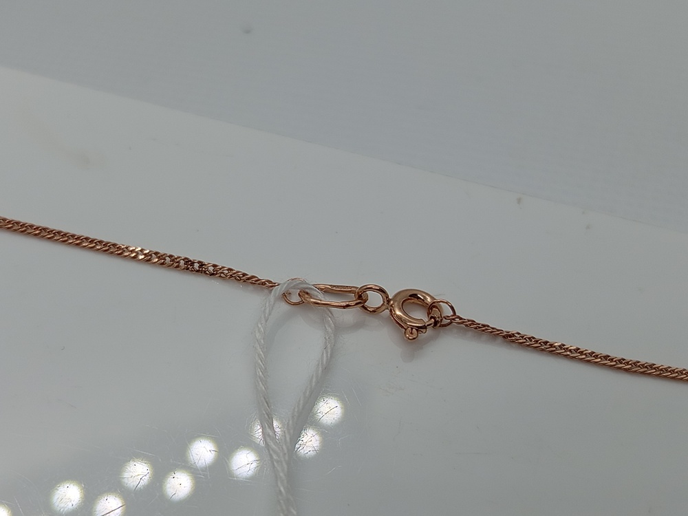 ЦЛР2375 ЦЕПЬ ПОЛНОВЕСНАЯ Ромб двойной (Au 375)