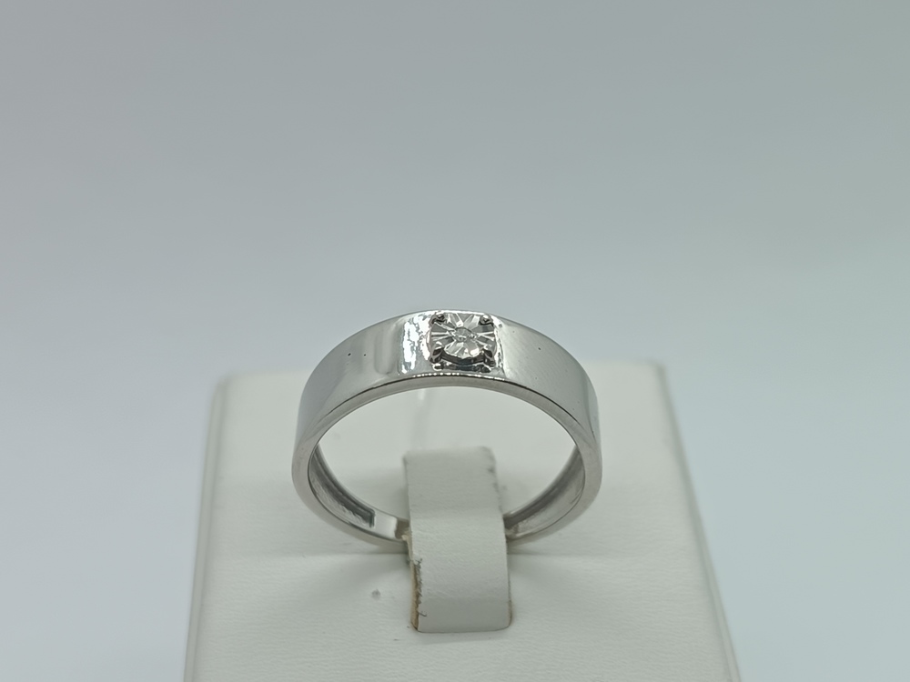 КОЛЬЦО БРИЛЛИАНТ (Ag 925)