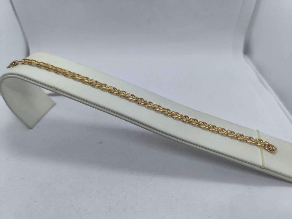 НБ 12-076ПГ БРАСЛЕТ ПУСТОТЕЛЫЙ (Au 585)