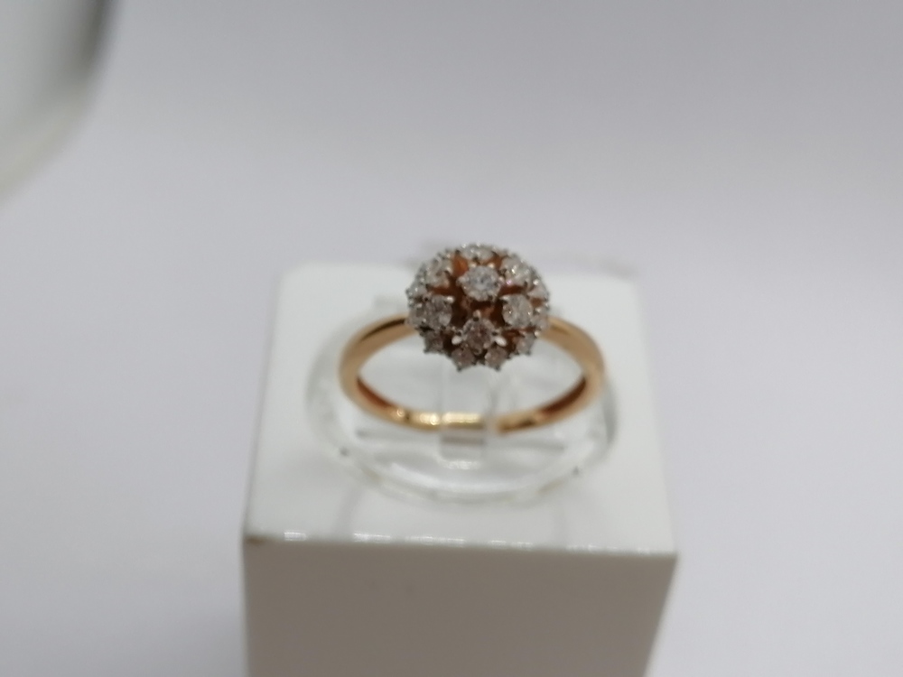 КОЛЬЦО БРИЛЛИАНТ Au 585