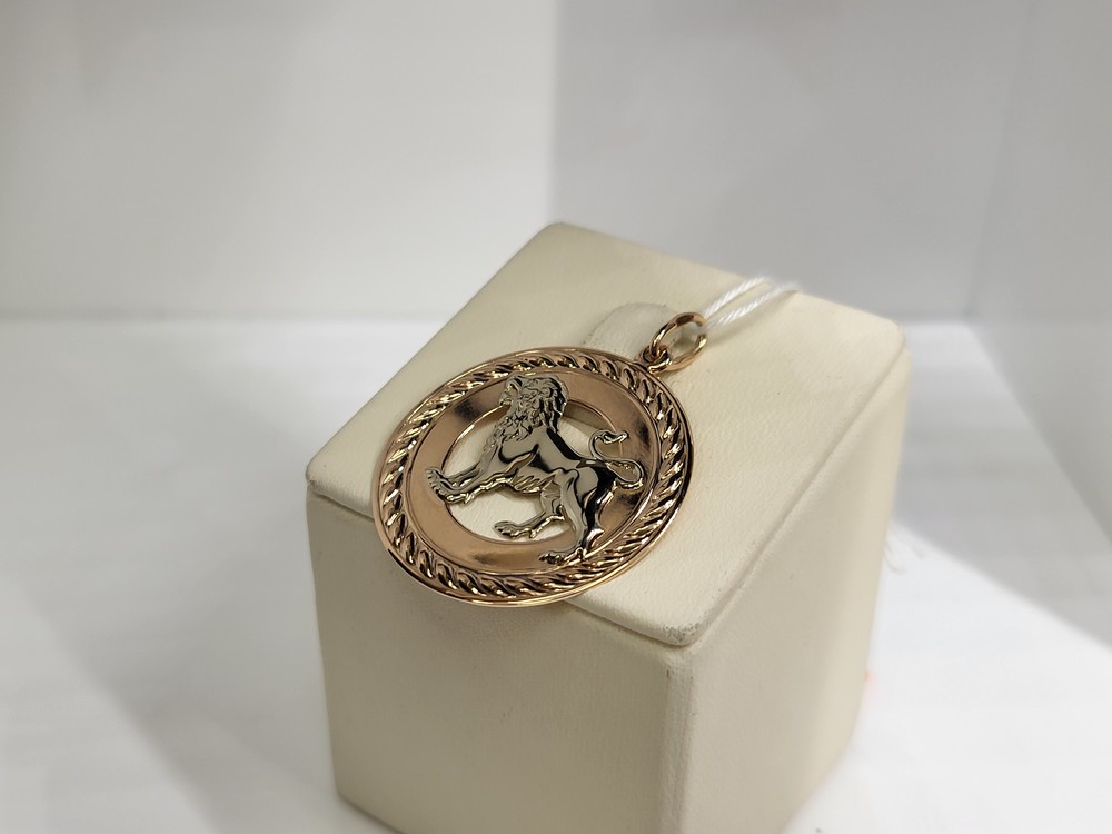 ПОДВЕСКА ЗНАК ЗОДИАКА ЛЕВ Au 585