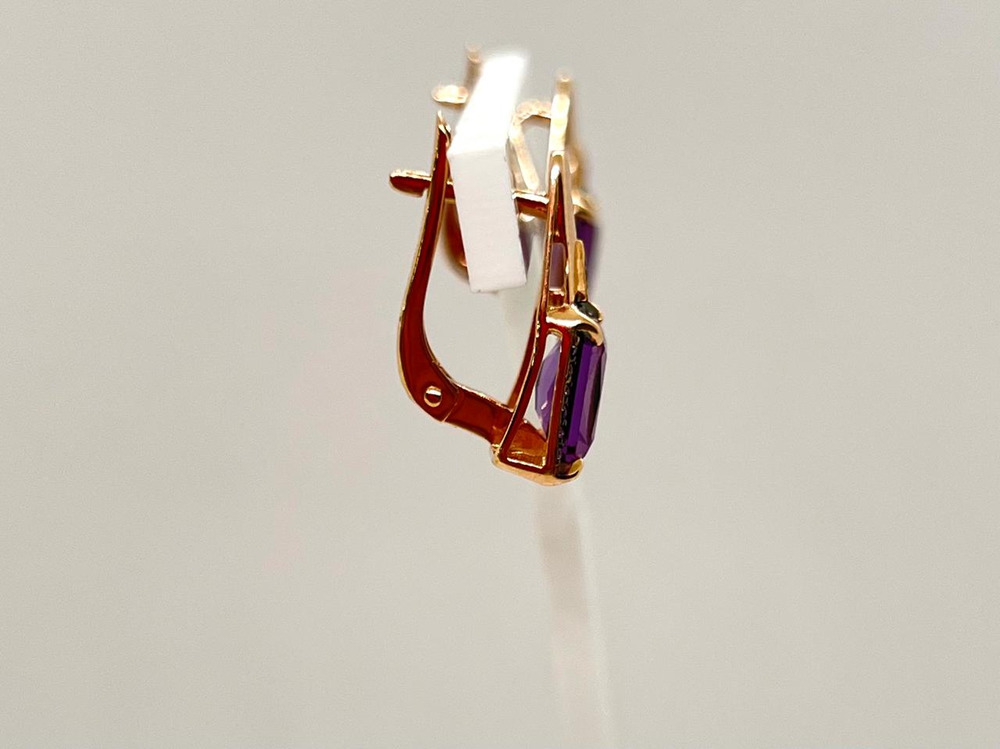 СЕРЬГИ АЛЕКСАНДРИТ (Au 585)