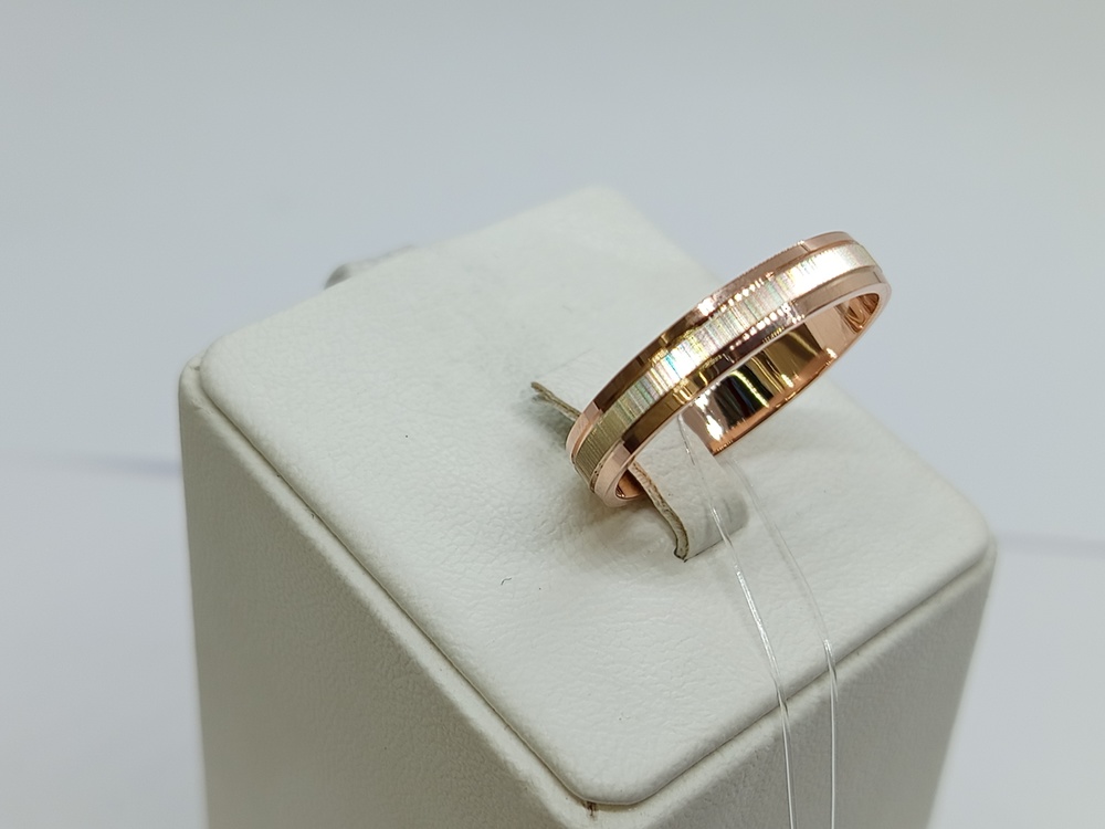 КОЛЬЦО ОБРУЧАЛЬНОЕ без камня (Au 585)