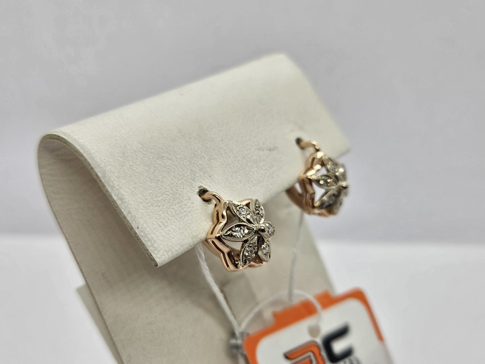 СЕРЬГИ БРИЛЛИАНТ Au 583