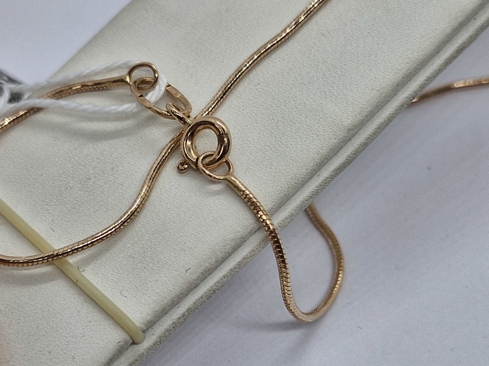 ЦЕПЬ ПОЛНОВЕСНАЯ Жгут(снейк) (Au 585)