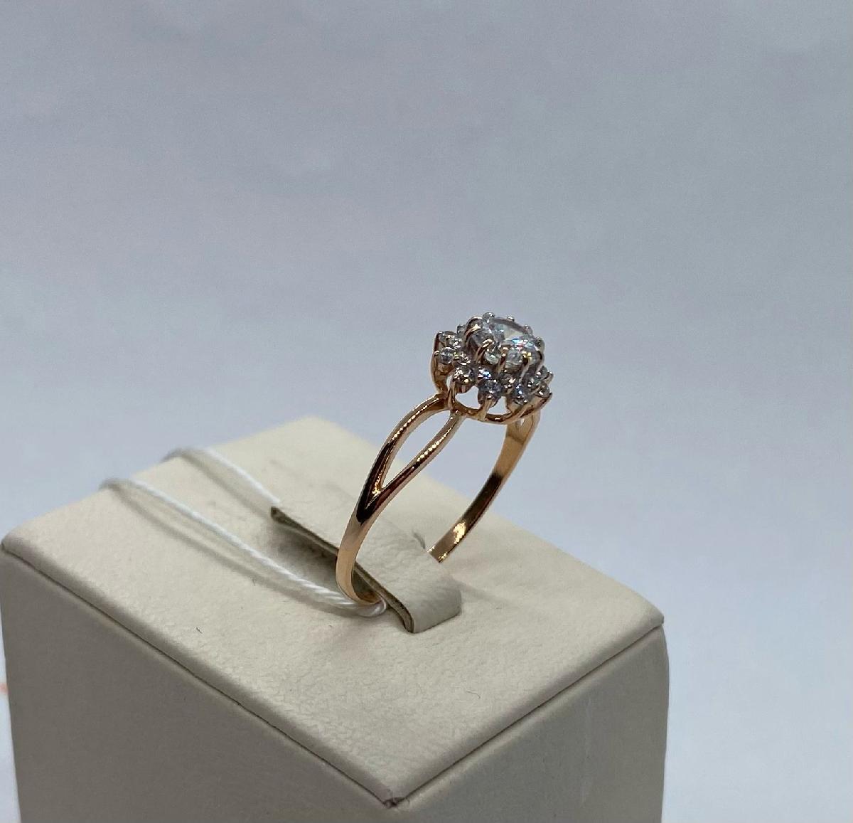 КОЛКМИ585 КОЛЬЦО С КАМНЯМИ (Au 585)