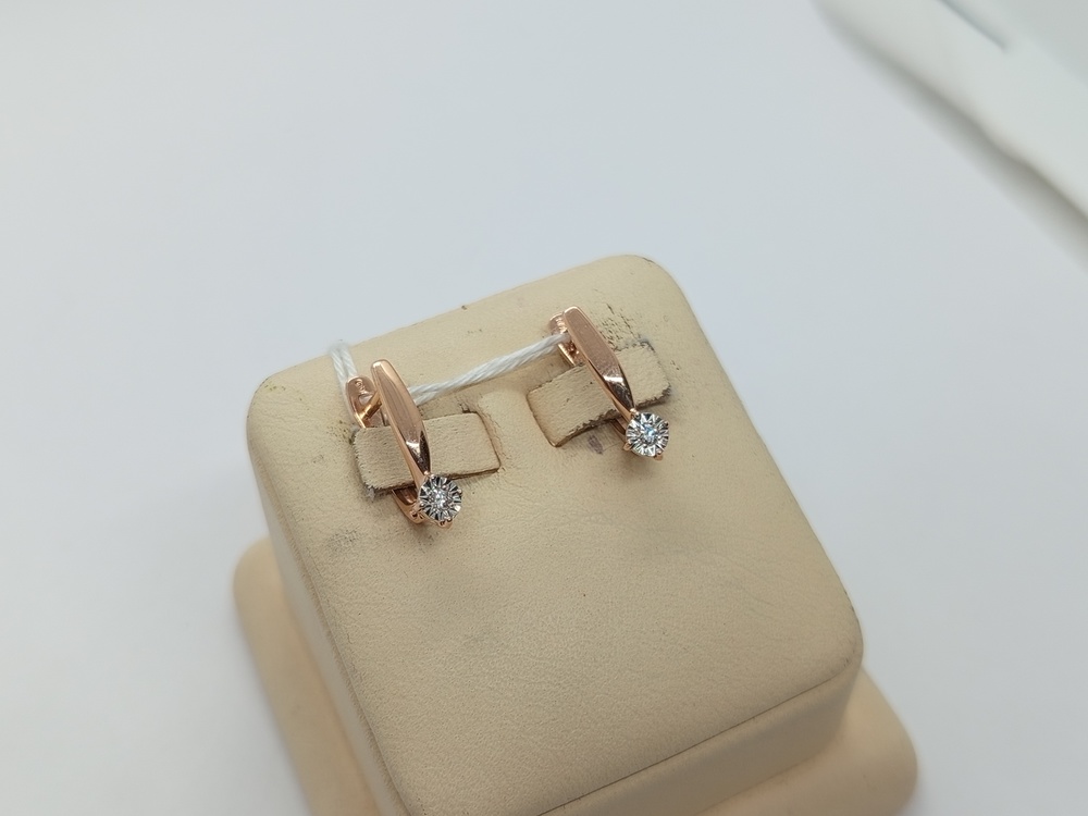 СЕРЬГИ БРИЛЛИАНТ (Au 585)