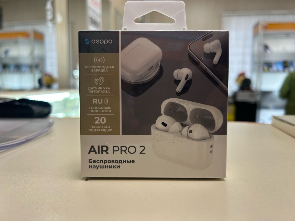 Наушники беспроводные Deppa 44167 Air Pro 2