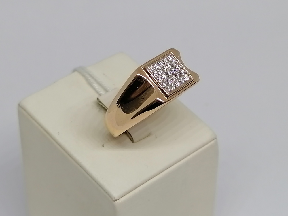 ПЕЧКМИ585 ПЕЧАТКА С КАМНЯМИ (Au 585)