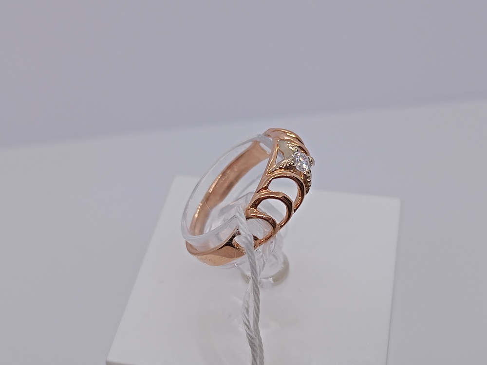 КОЛКМ585 КОЛЬЦО С КАМНЕМ (Au 585)