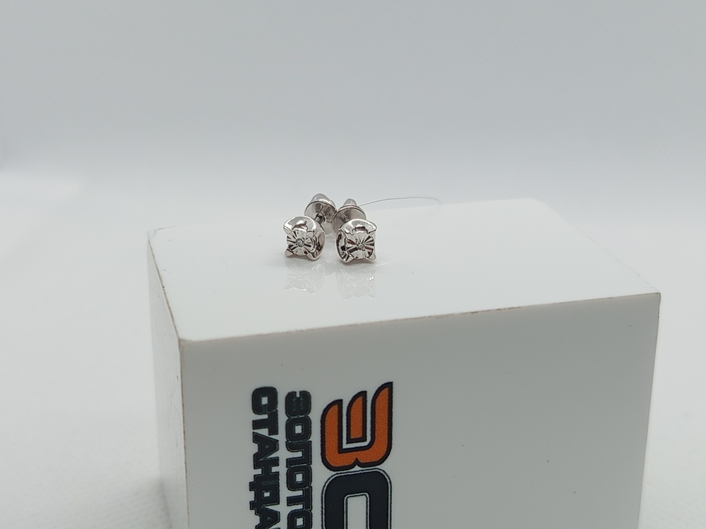 СЕРЬГИ БРИЛЛИАНТ (Ag 925) СЕРЬГИ БРИЛЛИАНТ (Ag 925)