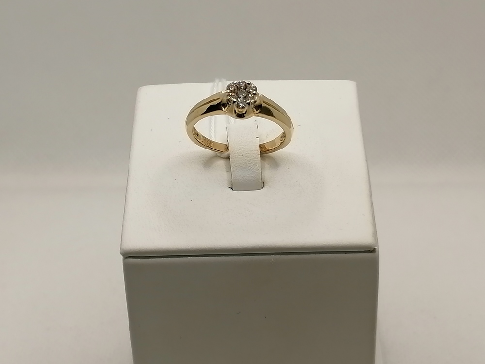 КОЛЬЦО БРИЛЛИАНТ Au 585