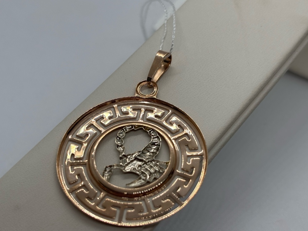 ПОДВЕСКА ЗНАК ЗОДИАКА СКОРПИОН (Au 585)