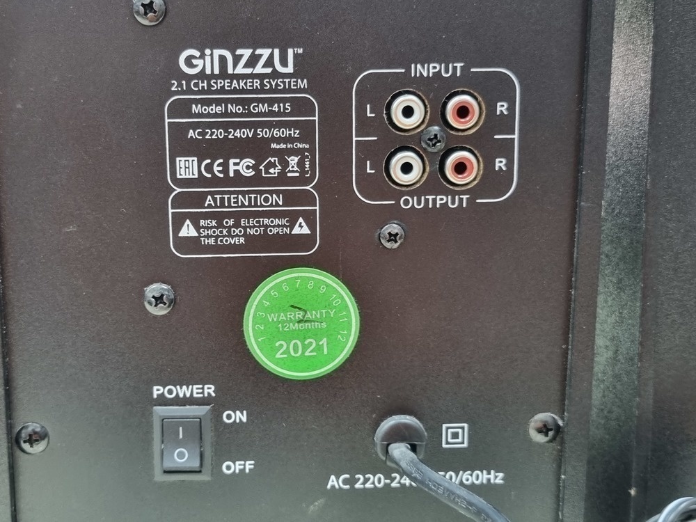 Колонки Ginzzu GM-415