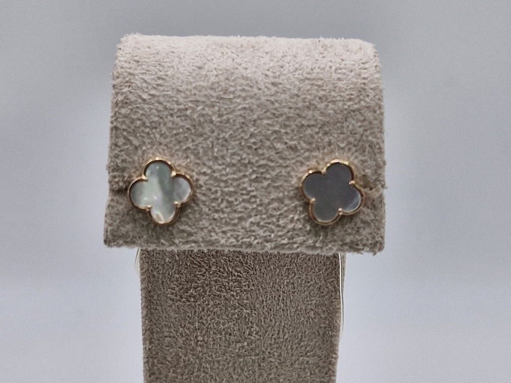 СЕРЬГИ ПУСЕТЫ с камнем (Au 585)