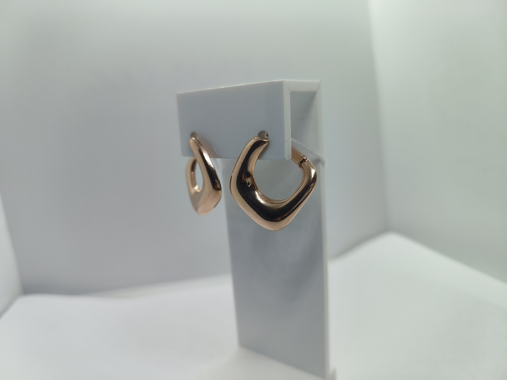 СБКМ585 СЕРЬГИ БЕЗ КАМНЯ (Au 585)