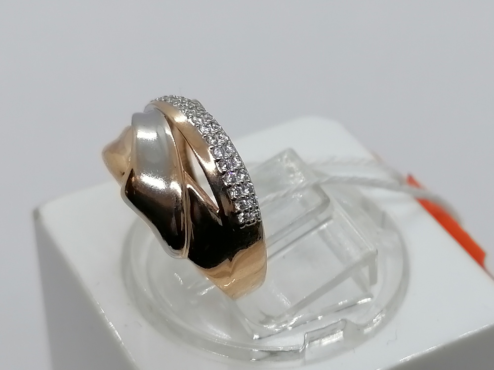 КОЛКМИ585 КОЛЬЦО С КАМНЯМИ (Au 585)