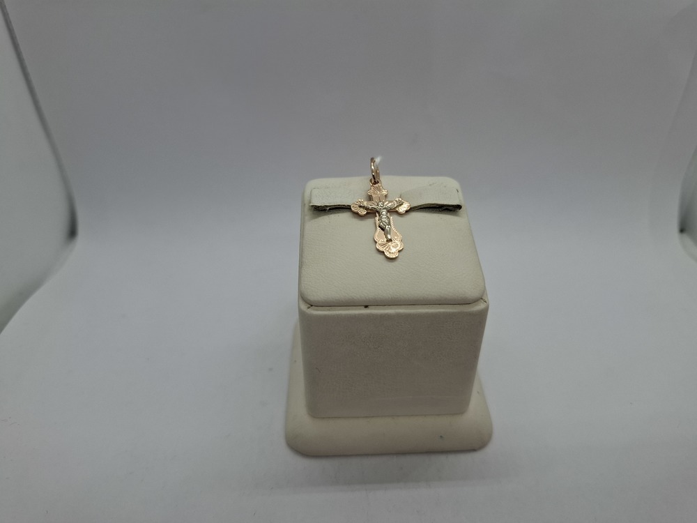 ПОДКБК585 ПОДВЕСКА КРЕСТ БЕЗ КАМНЯ (Au 585) ПОДКБК585 ПОДВЕСКА КРЕСТ БЕЗ КАМНЯ (Au 585)