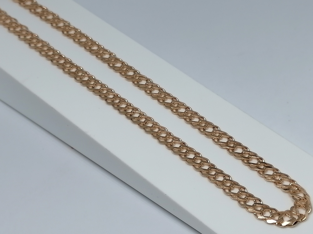 ЦЛР2585 ЦЕПЬ ПОЛНОВЕСНАЯ Ромб двойной (Au 585)