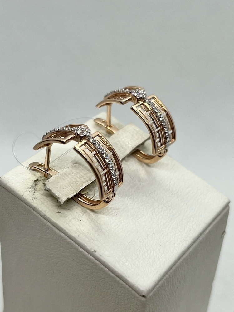 СЕРЬГИ С КАМНЯМИ (Au 585)