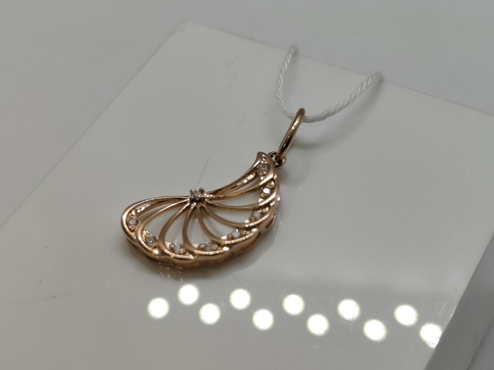 ПОДКМИ585 ПОДВЕСКА С КАМНЯМИ (Au 585)