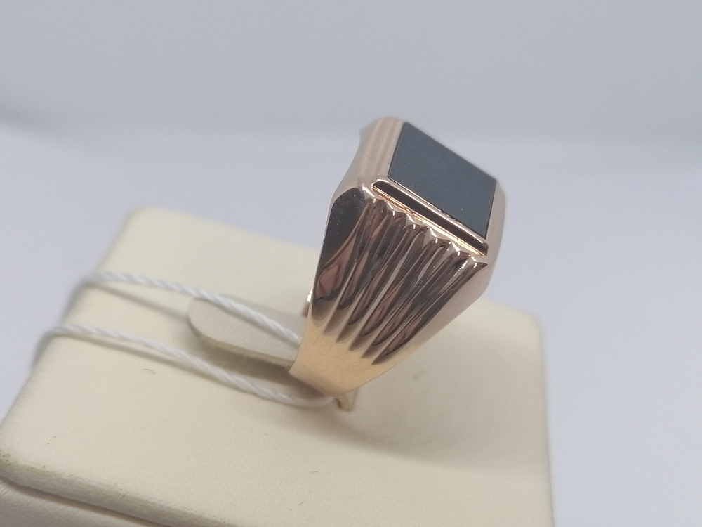 ПЕЧАТКА С КАМНЕМ (Au 585)