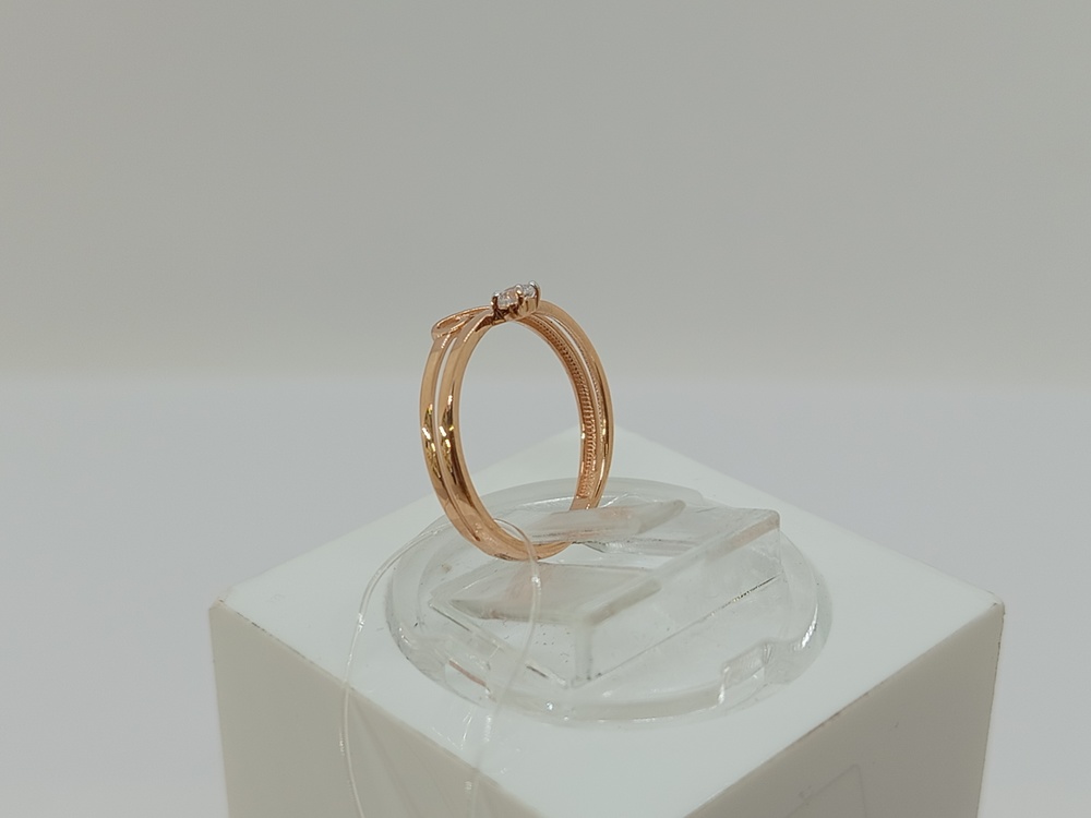 КОЛЬЦО С КАМНЕМ (Au 585)