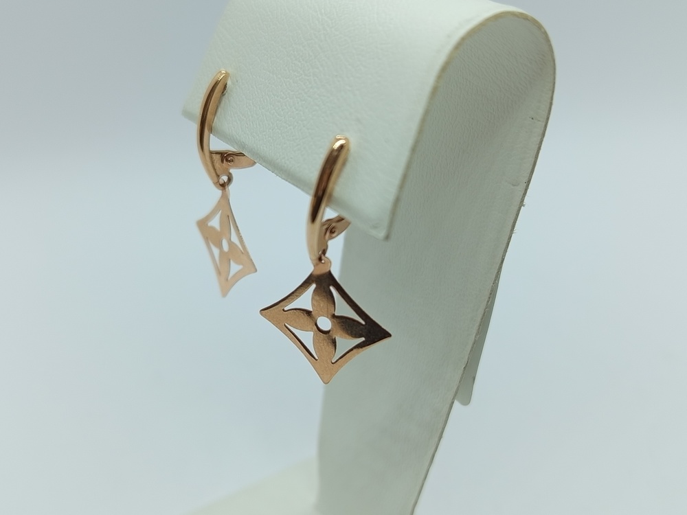 СЕРЬГИ БЕЗ КАМНЯ (Au 585)