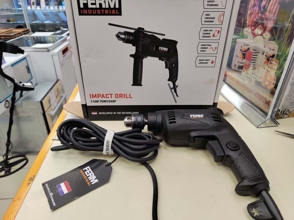 Дрель-безударная Ferm PDM1047P