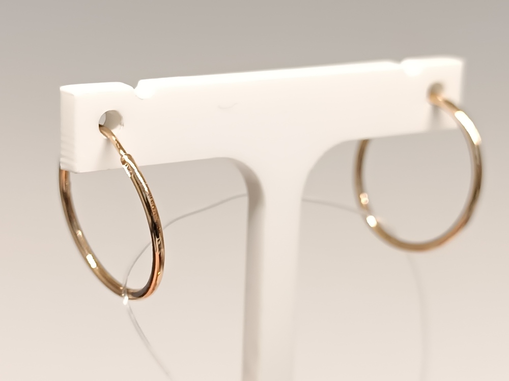 СЕРЬГИ КОНГО без камня (Au 585)