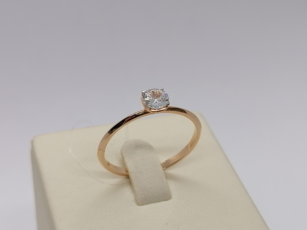 КОЛЬЦО С КАМНЕМ (Au 585)