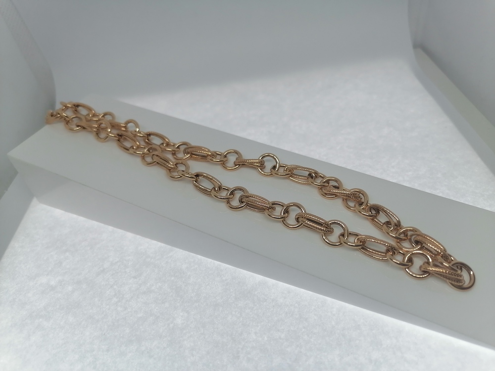 Т-16006 ЦЕПЬ ПУСТОТЕЛАЯ Фантазия (Au 585)