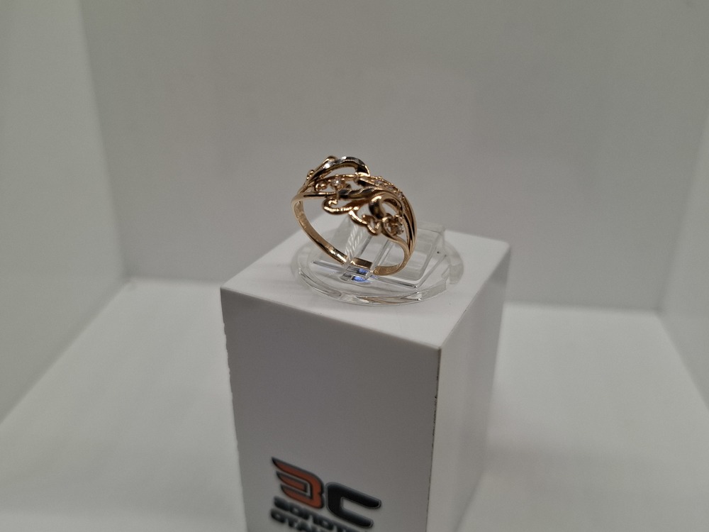 КОЛКМИ585 КОЛЬЦО С КАМНЯМИ (Au 585)