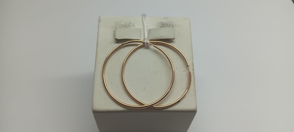 СКОН585 СЕРЬГИ КОНГО (Au 585)