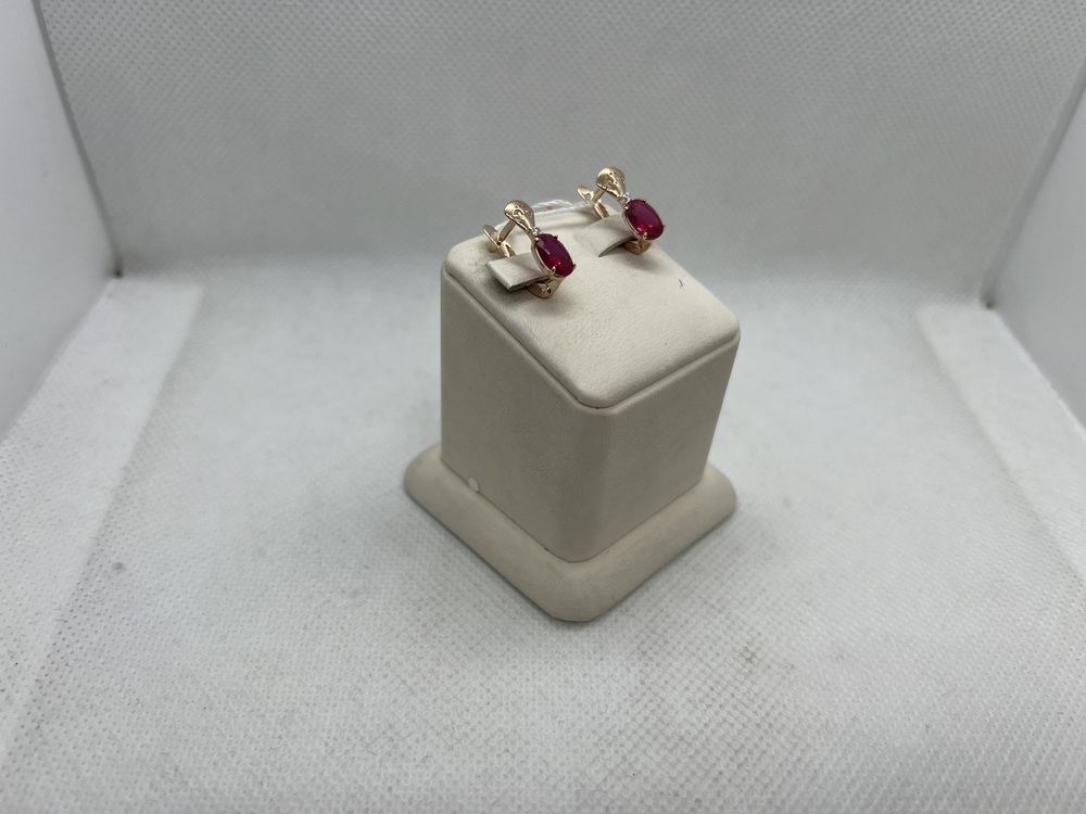 СЕРЬГИ С КАМНЯМИ (Au 585)