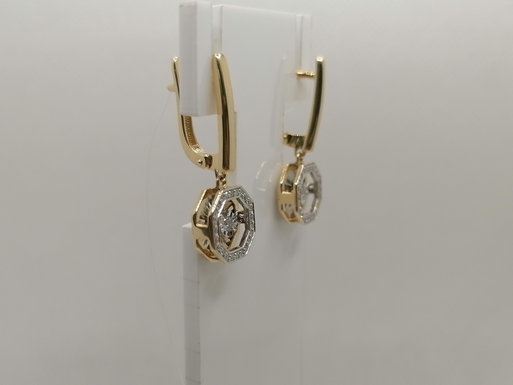 СЕРЬГИ БРИЛЛИАНТ (Au 585)