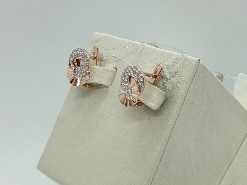 СЕРЬГИ С КАМНЯМИ (Au 585)