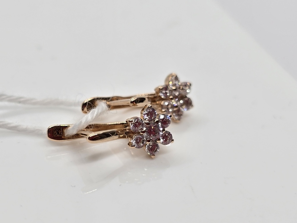 СЕРЬГИ С КАМНЯМИ (Au 585)