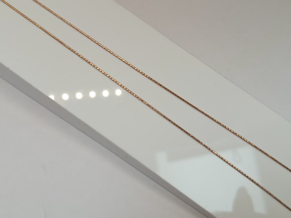 ЦЕПЬ ПОЛНОВЕСНАЯ Жгут(снейк) (Au 585)