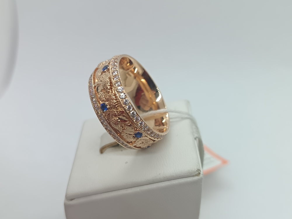 КОЛКМИ585 КОЛЬЦО С КАМНЯМИ (Au 585)