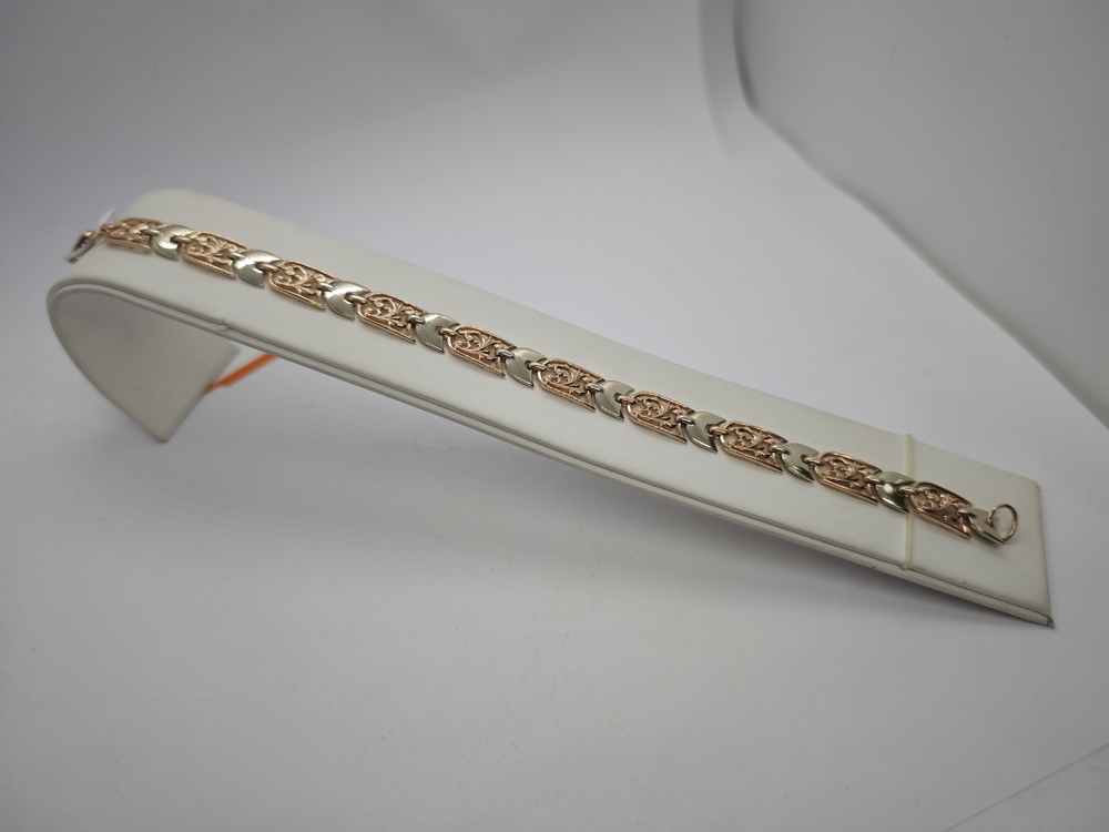 БРАСЛЕТ ПОЛНОВЕСНЫЙ Фантазия Au 585