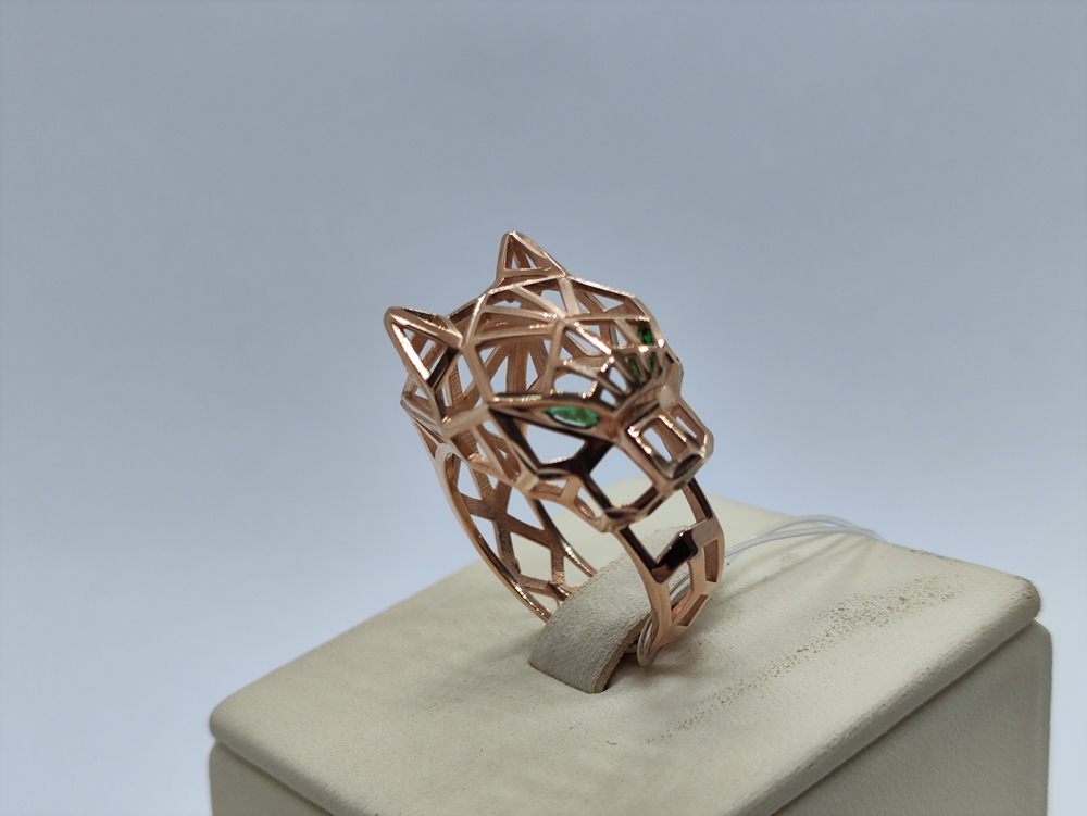 019409 КОЛЬЦО С КАМНЯМИ (Au 585)