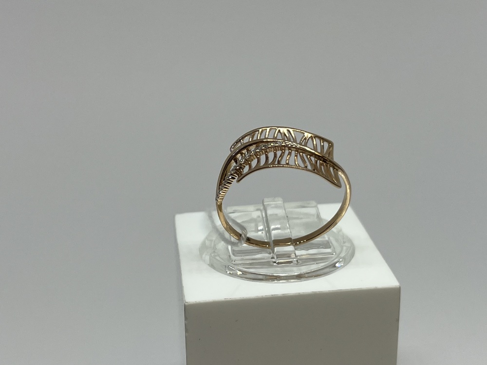 КОЛКМИ585 КОЛЬЦО С КАМНЯМИ (Au 585)