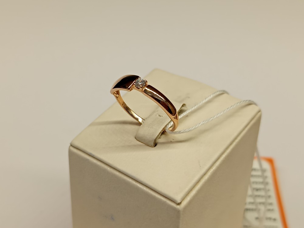 КОЛКМ585 КОЛЬЦО С КАМНЕМ (Au 585)