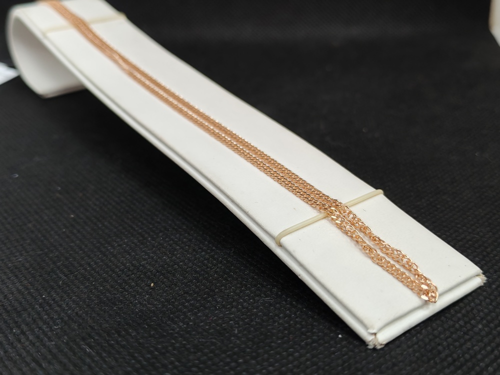 ЦЕПЬ ПОЛНОВЕСНАЯ Ромб двойной (Au 585)