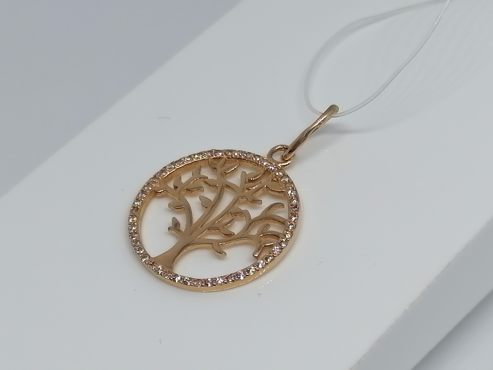 978 ПОДВЕСКА С КАМНЯМИ (Au 585)