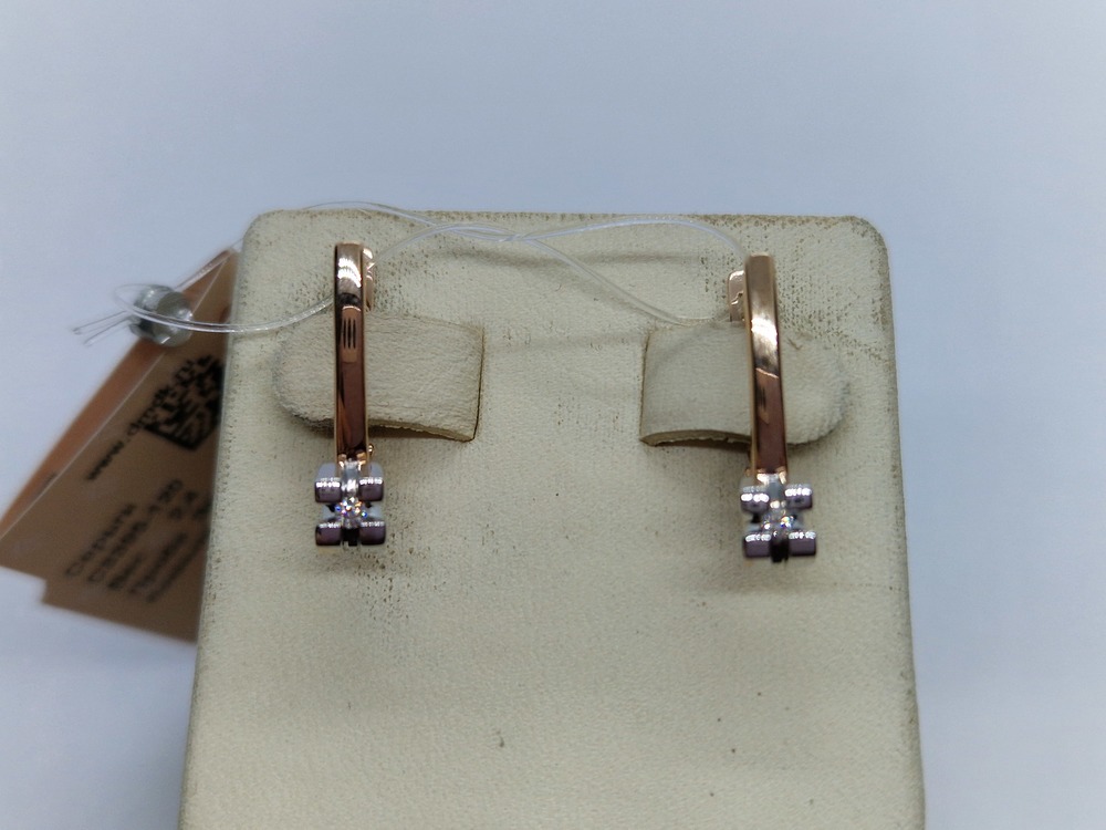 СЕРЬГИ БРИЛЛИАНТ (Au 585)