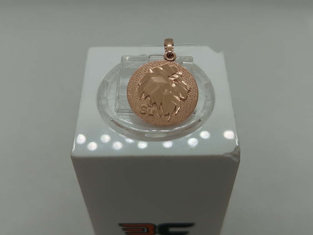 ПОДВЕСКА ЗНАК ЗОДИАКА ЛЕВ (Au 585)