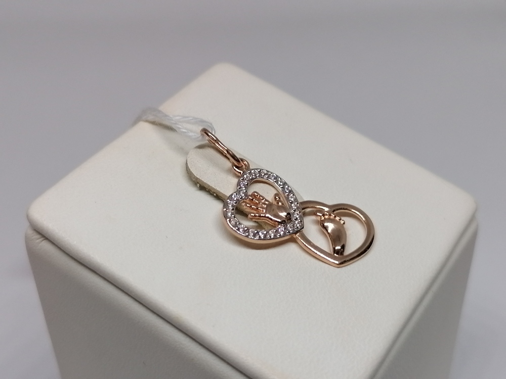 ПОДКМИ585 ПОДВЕСКА С КАМНЯМИ (Au 585)