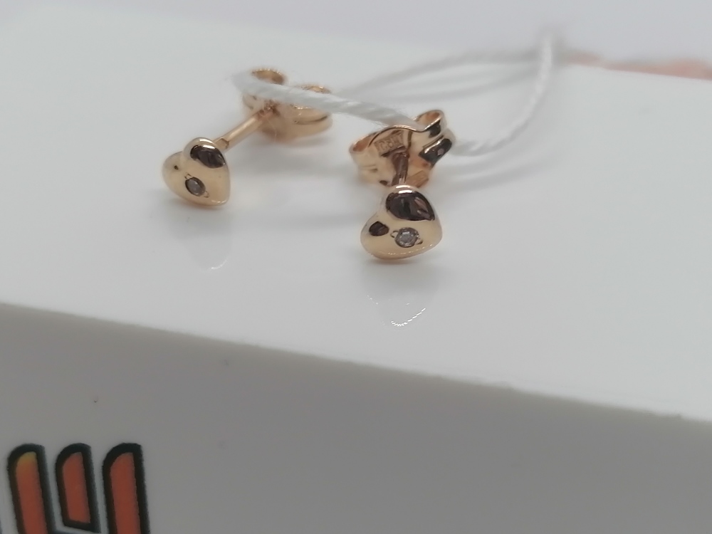 СГВЗ585 СЕРЬГИ ГВОЗДИКИ (Au 585)